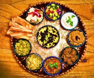 Gheymeh Bademjan appetizers